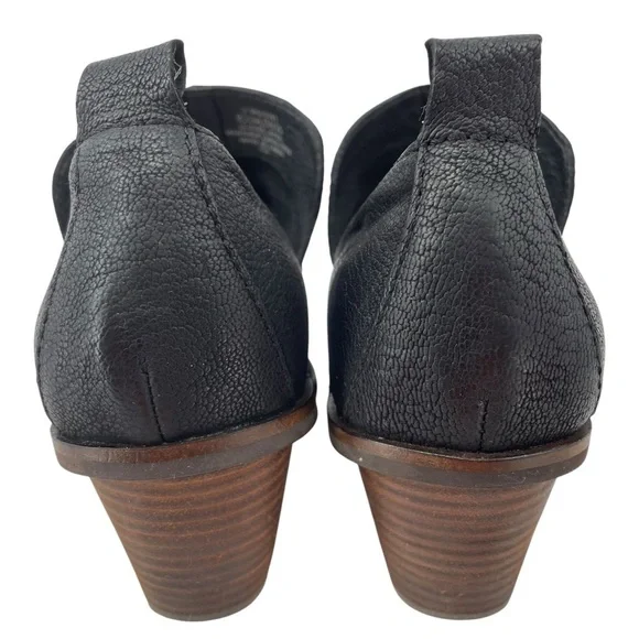 Lucky Brand Womens Black Leather Upper Fun Academia Casual Ankle Bootie Sz 8.5M - Picture 5 of 10